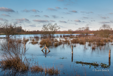 Blauw landschap - foto Bram Beeck