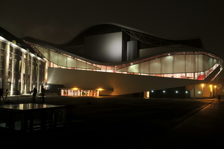 Theater in avond licht