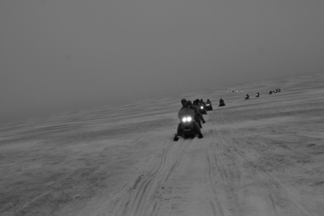 Snowscootering @ Icelandic Glacier