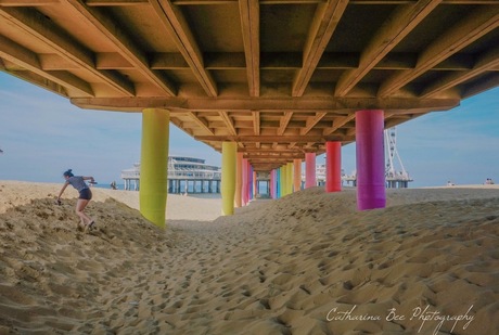 Colourful beach