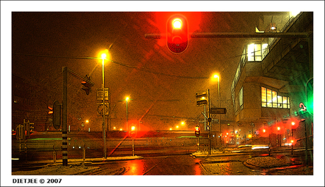 Wachten voor de tram