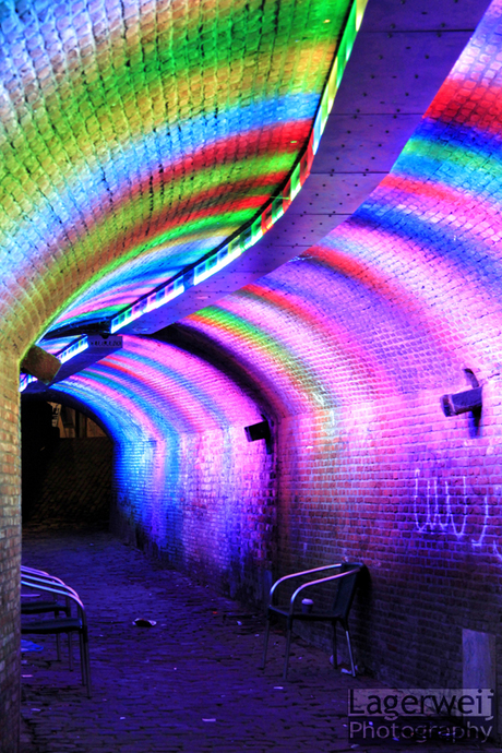 Regenboog tunnel