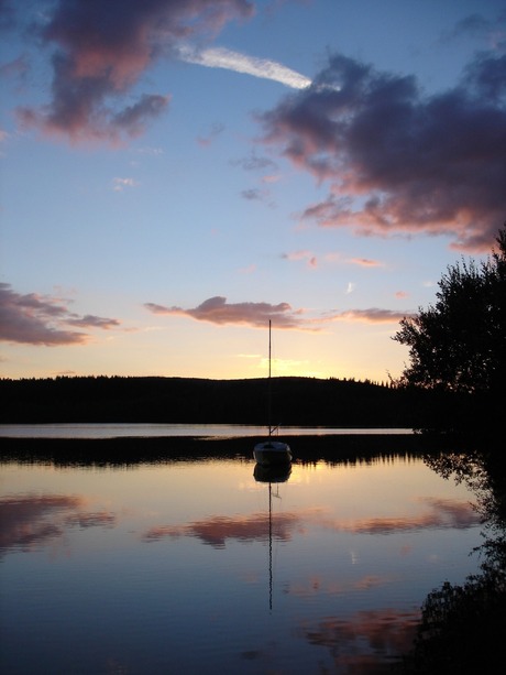 Ondergaande zon