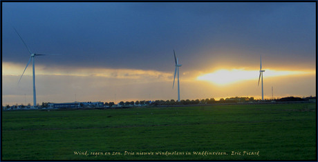 Wind, regen en zon