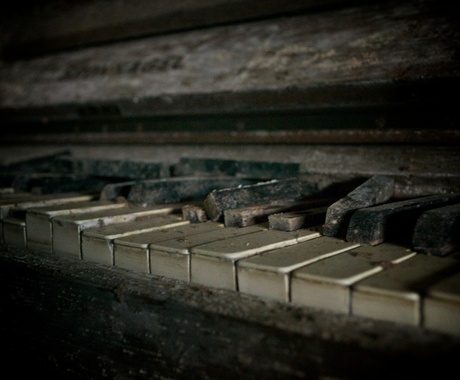 De oude piano