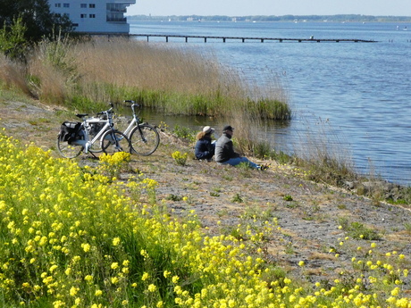 Genieten aan het water