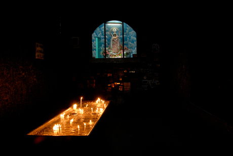 Candles in church