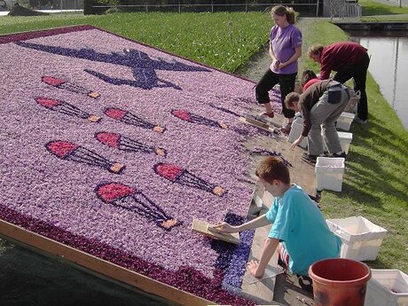 De Zilk bloemenmozaiek.