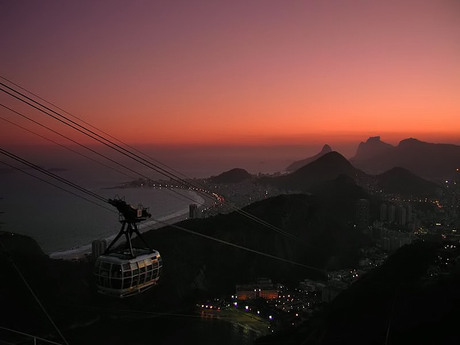 Uitzicht vanaf de Suikerberg in Rio de Janeiro