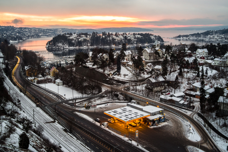 Oslo during winter