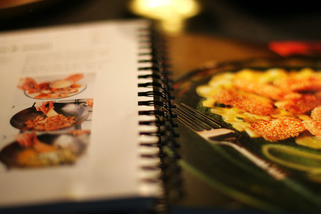 Portret van een Kookboek