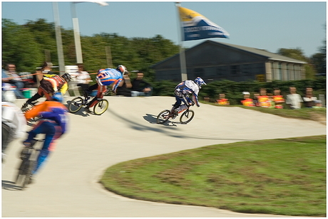 BMX in de bocht...