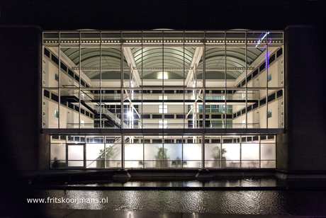 Licht in gebouw inLeeuwarden bij WTC gebouw