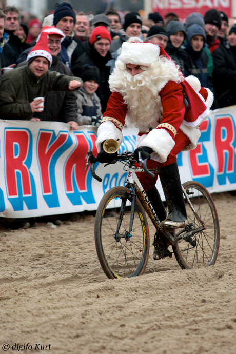 de kerstman in Hofstade