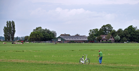 Fietsenmaker in de polder