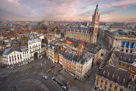 Uitzicht over Lille