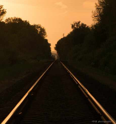 sunny railroad