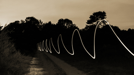 Sinus light painting