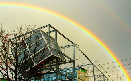 Framed by a Rainbow