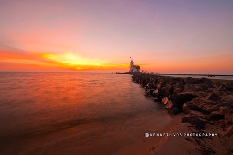 Zonsopkomst in Marken