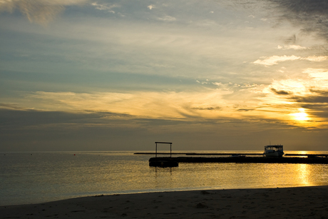 malediven zonsondergang