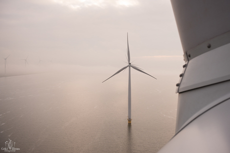 Uitzicht vanaf windturbine