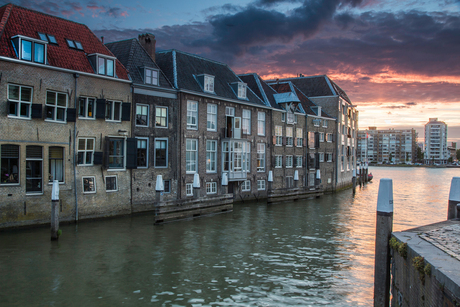 Zonsondergang in Dordrecht