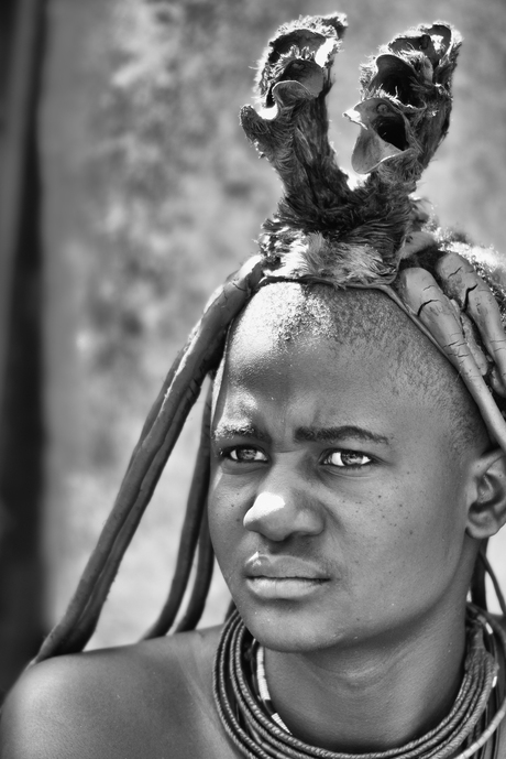 dreaming Himba lady