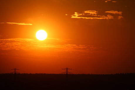 zonsondergang 30-09-2013