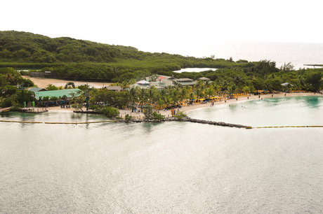 Honduras vanuit Cruise schip