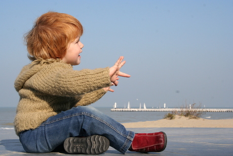 Luna aan zee