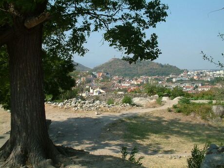 Uitzicht op Plovdiv