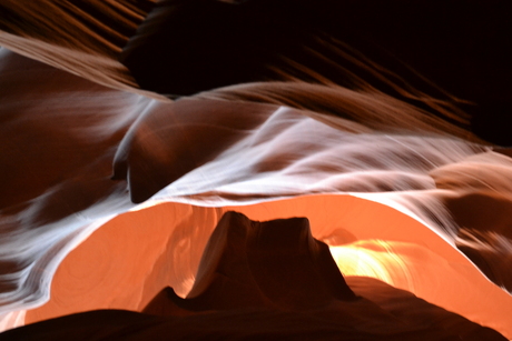 Monument Valley in Antelope Canyon