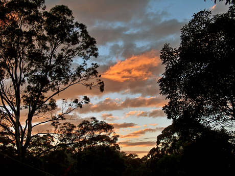 Zonsondergang in Sidney