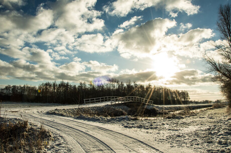 Sneeuw en zon