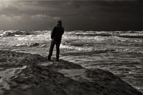 Aan het strand