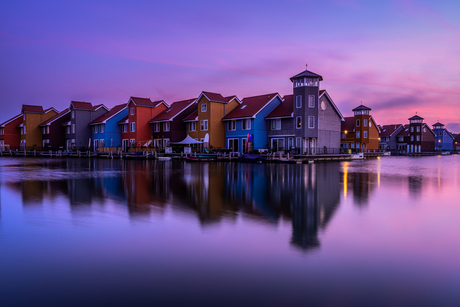De kleuren van de zonsopkomst...