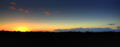 Zonsondergang 's Heerenbroek