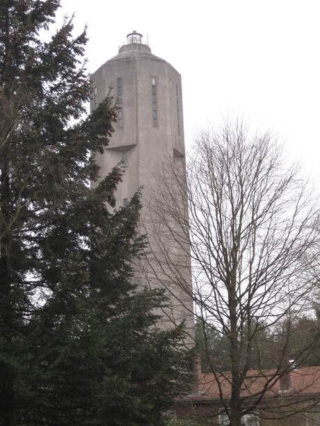 De watertoren van Radio Kootwijk