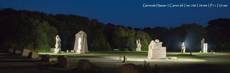 Light painting sculptures