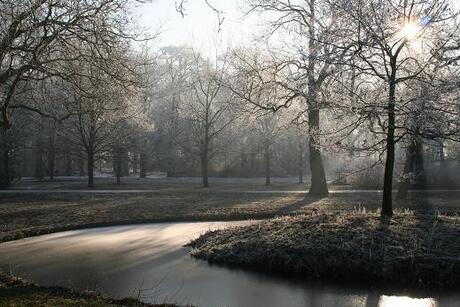 Winters plaatje in Zwolle