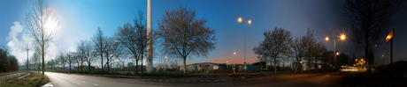 panorama dag nacht