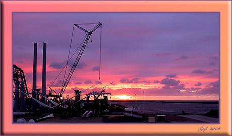 Zonsondergang IJmuiden