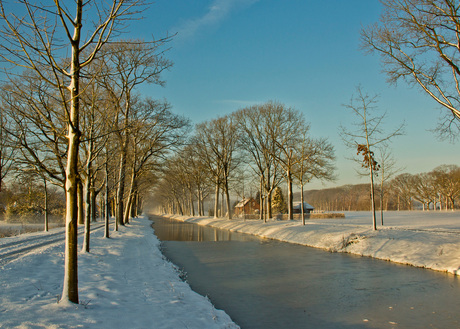 Winterlandschap Grientsveen