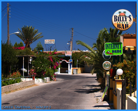 Greek taverna