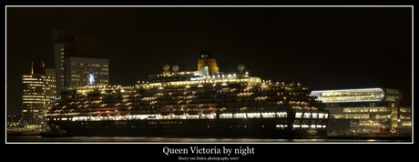 Queen Victoria by night