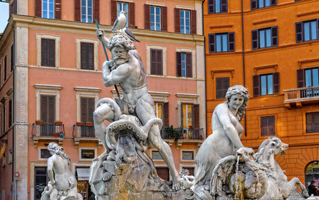 Fontana dei Quattro Fiumi. Rome