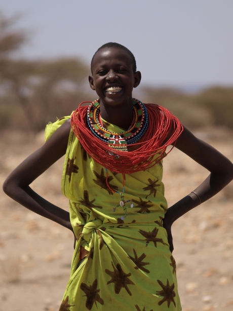 Samburu dame in Kenia