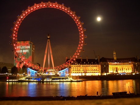 London Eye bij nacht