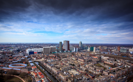 Dreigende lucht boven Den Haag